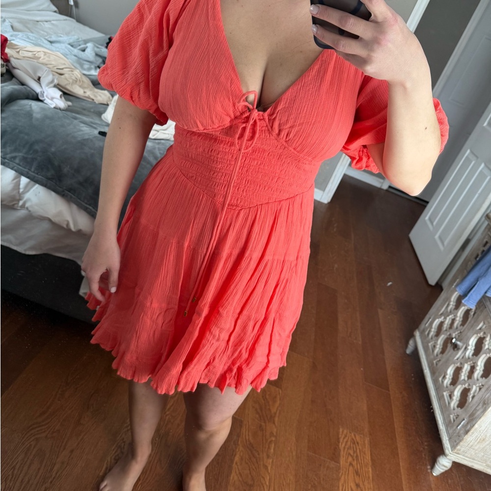 Free people Puff Sleeve Mini Dress - Picture 3 of 5